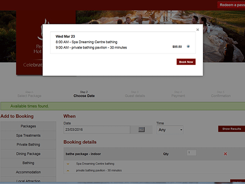 Peninsula Hot Springs Bathe Package